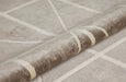Concept Looms lugano lug02 light grey ivory Grey, Ivory Living Room Geometric Rug.