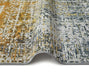 Concept Looms lux washable lux06 blue copper Blue, Yellow Living Room Washable Rug.
