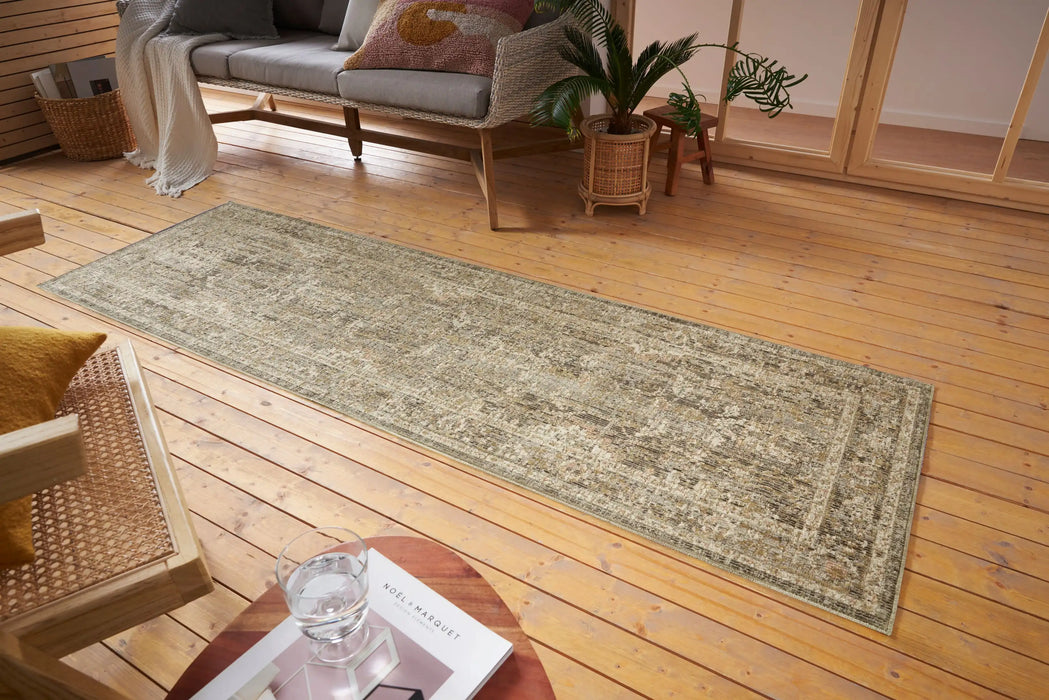 Nouristan cairo luxor black cream Cream Living Room Moroccan Rug.