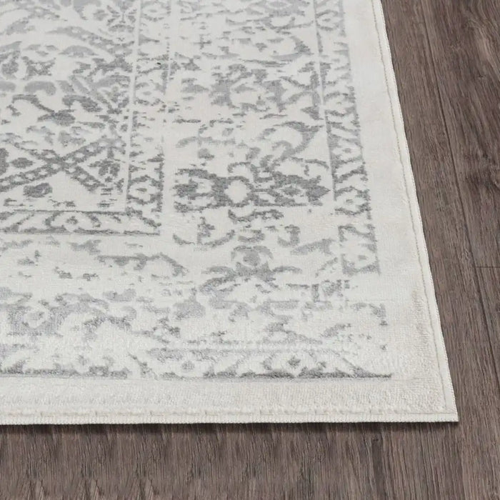 Surya rom margaux 2300 white Ivory Living Room  Rug.