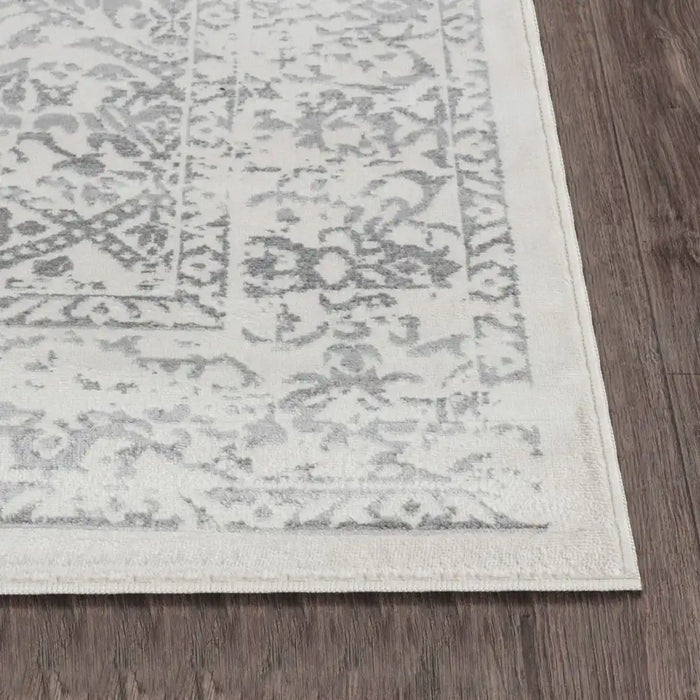Surya rom margaux 2300 white Ivory Living Room  Rug.