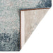 Louis de Poortere villa nova marka teal Blue Living Room Flat Weave Rug.