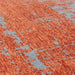 Asiatic beau marmalade Orange Living Room Flat Weave Rug.