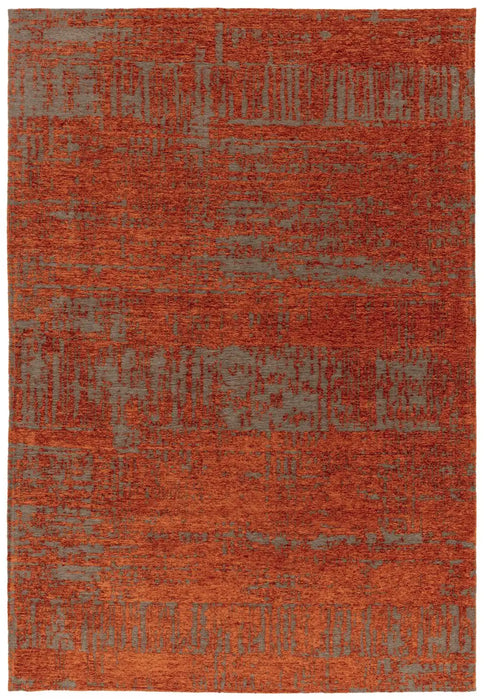 Asiatic beau marmalade Orange Living Room Flat Weave Rug.