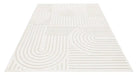 Concept Looms maze maz106 ivory Ivory Living Room Geometric Rug.