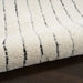 Nourison modern comfort mnc01 ivory black Black, Ivory Living Room  Rug.