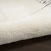 Nourison modern comfort mnc02 ivory black Black, Ivory Living Room  Rug.