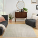 Nourison modern comfort mnc03 grey ivory Grey, Ivory Living Room  Rug.