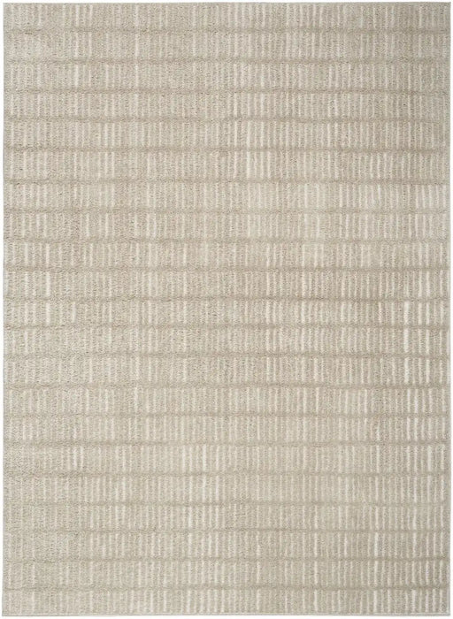 Nourison modern comfort mnc03 grey ivory Grey, Ivory Living Room  Rug.