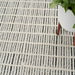 Nourison modern comfort mnc03 ivory black Black, Ivory Living Room  Rug.