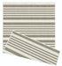 Likewise Matting duo weave indoor outdoor modern stripes natural Beige, Ivory Outdoor  Flat Weave Rug.