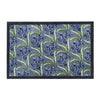 My Mats nylon indoor my bluebells Blue, Green Kitchen  Washable Rug.