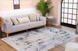 Surya pss natalia 2303 black Grey Living Room  Rug.