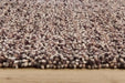 Origins rocks shaggy natural Brown, Beige Living Room Wool Rug.