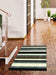 Likewise Matting linea natural Brown, Multicoloured Living Room Striped Rug.