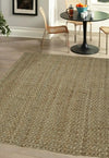Homemaker indian jute natural Brown, Beige Living Room Natural Fibre Rug.