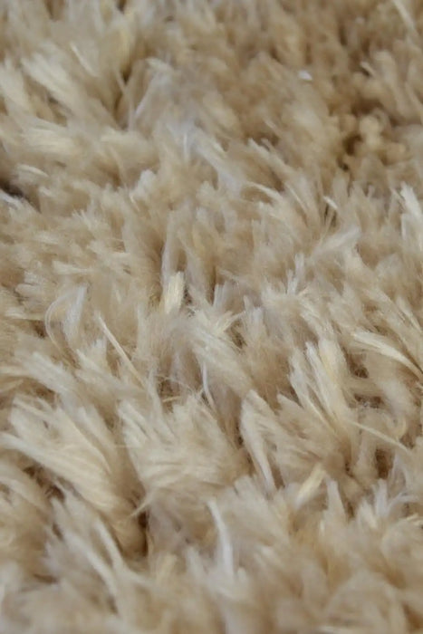 Homemaker lagom natural Beige Living Room Shaggy Rug.