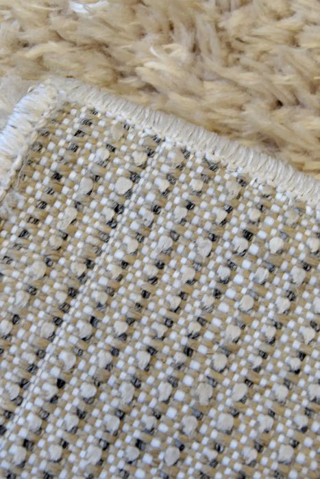 Homemaker lagom natural Beige Living Room Shaggy Rug.