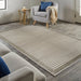 Origins belgrade natural Beige Living Room Geometric Rug.