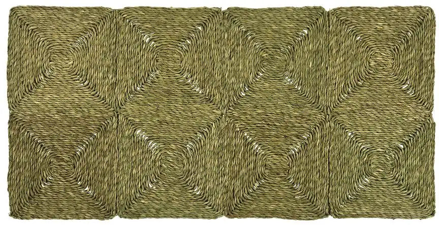 Likewise Matting seagrass natural Green Living Room  Rug.