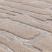 Asiatic valley natural path Beige Living Room Geometric Rug.