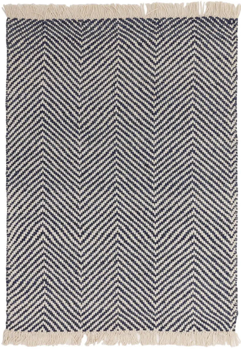Asiatic vigo navy Blue, Navy Living Room Wool Rug.