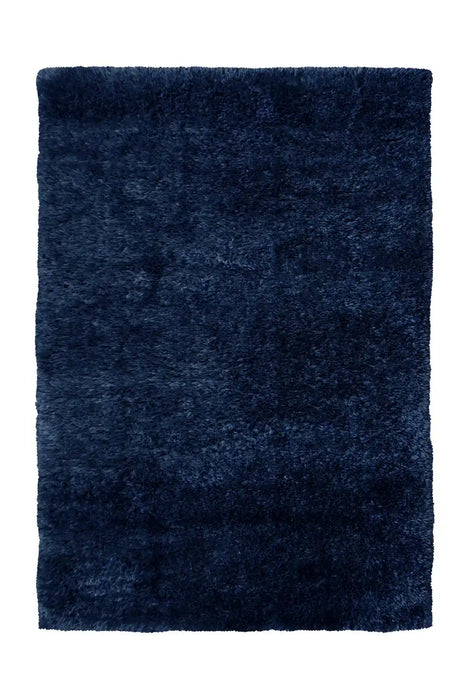 Homemaker lagom navy Blue, Navy Living Room Shaggy Rug.