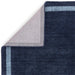 Asiatic albi navy Blue, Navy Living Room Wool Rug.