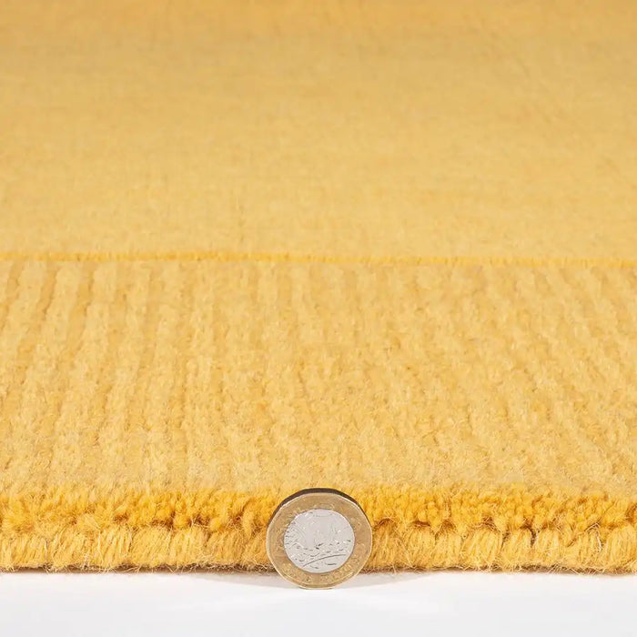 Esselle mayfair esme ochre Yellow Living Room Wool Rug.