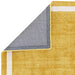 Asiatic albi ochre Yellow Living Room Wool Rug.