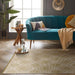Esselle blenheim outdoor olive Green Living Room Washable Rug.
