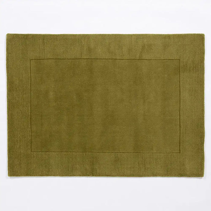 Esselle mayfair esme olive Green Living Room Wool Rug.