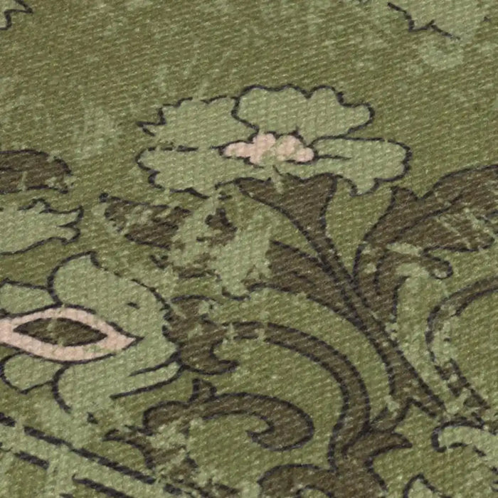 Esselle kew antique indoor outdoors olive Green Living Room Washable Rug.