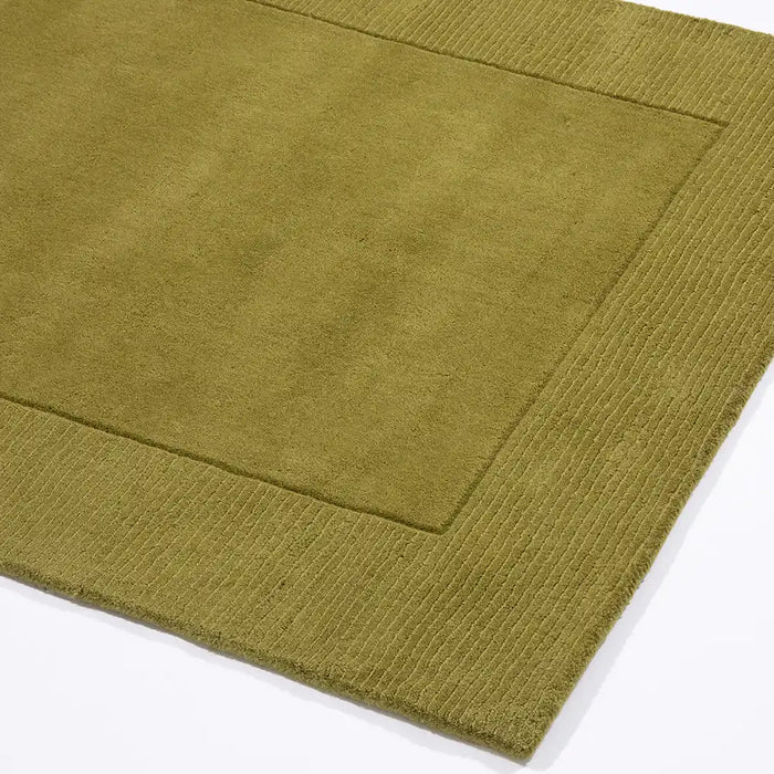 Esselle mayfair esme olive Green Living Room Wool Rug.