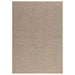 Asiatic global organic plain Brown, Beige Living Room Natural Fibre Rug.