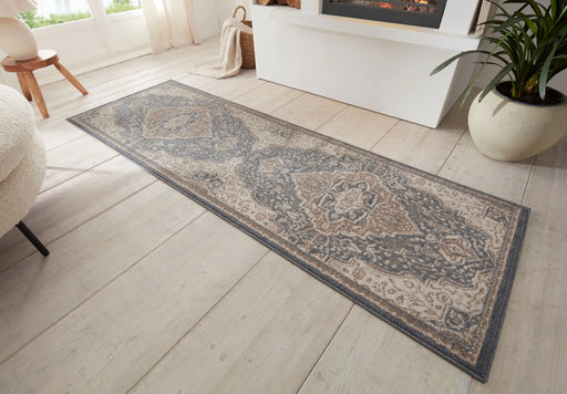 Hanse Home terrain orken black brown Brown, Black Living Room Moroccan Rug.