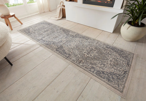 Hanse Home terrain orken cream grey Grey, Cream Living Room Moroccan Rug.