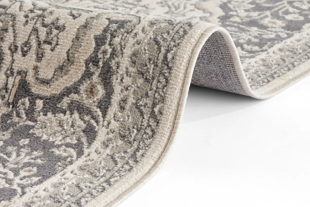 Hanse Home terrain orken cream grey Grey, Cream Living Room Moroccan Rug.