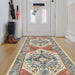 Likewise Matting persian classic parisa Blue, Multicoloured Living Room Moroccan Rug.
