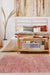 Homemaker lagom pink Pink Living Room Shaggy Rug.