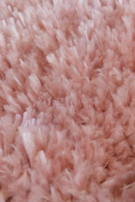 Homemaker lagom pink Pink Living Room Shaggy Rug.