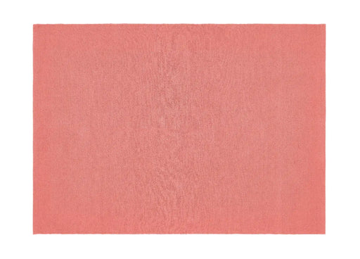 Origins hug rug woven plain coral pink Pink Living Room Flat Weave Rug.