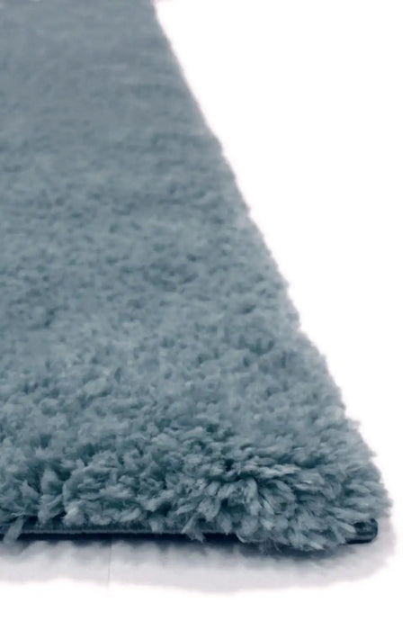 Homemaker snug melrose plain denim Blue Living Room Geometric Rug.