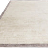Asiatic blade border putty silver 07 Grey, Ivory Living Room  Rug.