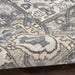 Nourison quarry qua05 ivory blue Blue, Ivory Living Room Moroccan Rug.