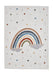 Think Rugs vida washable rainbow Ivory, Multicoloured Bedroom  Washable Rug.