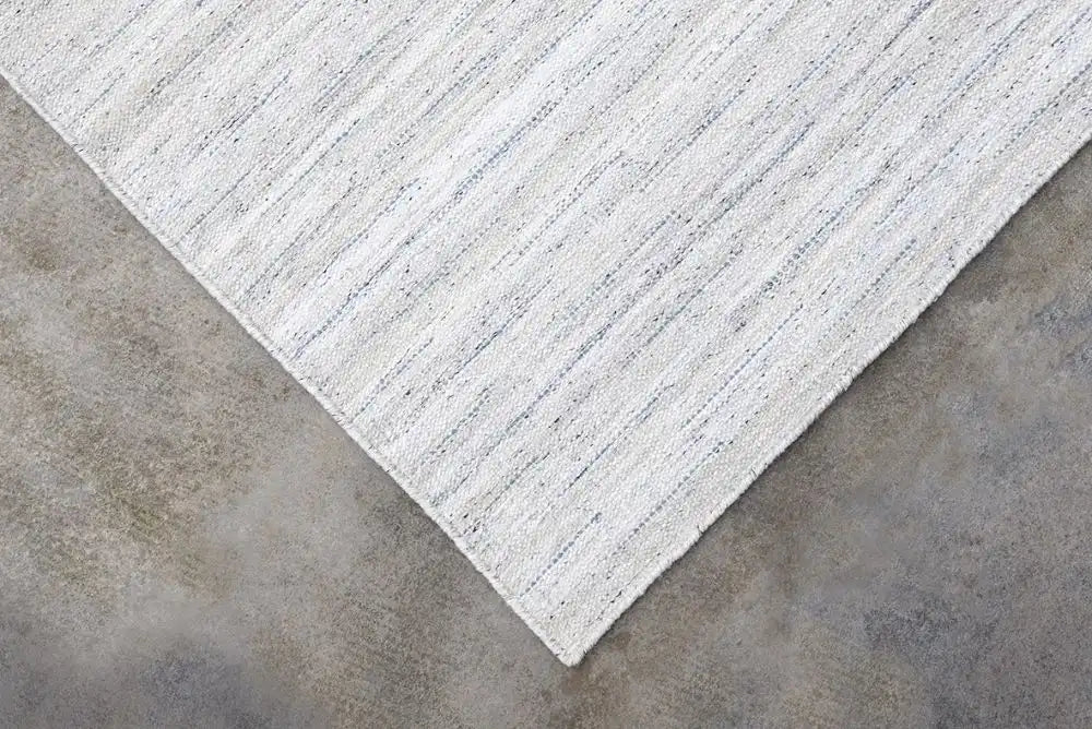 Woven Edge reverie reverie quartz lake blue Grey Living Room  Rug.