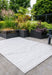 Woven Edge reverie reverie quartz lake blue Grey Living Room  Rug.