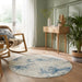 Concept Looms rossa succession ros03 ivory blue Blue, Ivory Living Room  Rug.
