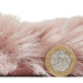 Think Rugs super teddy rose Pink Living Room Shaggy Rug.